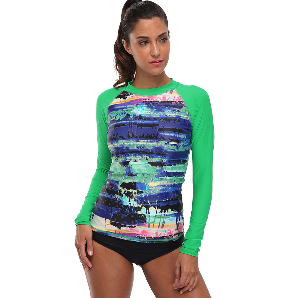 Title 5, Long sleeve printed beach surf suit