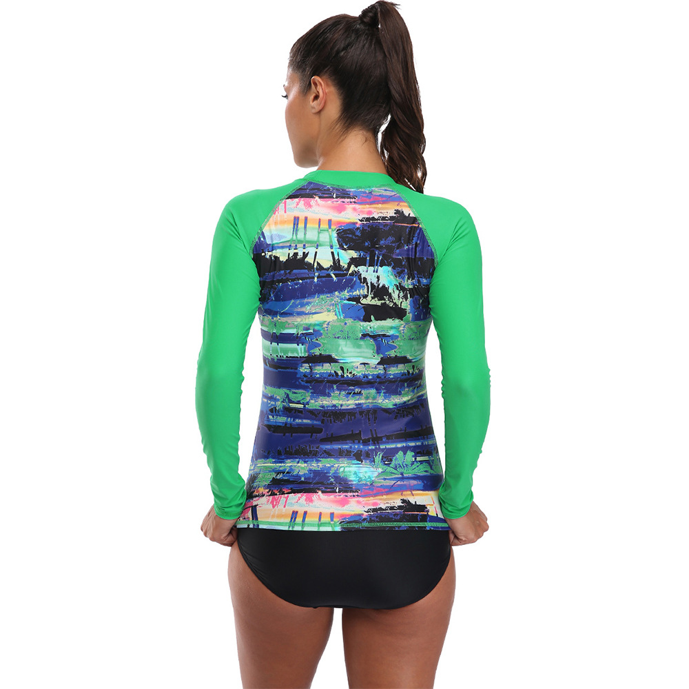 Title 7, Long sleeve printed beach surf suit