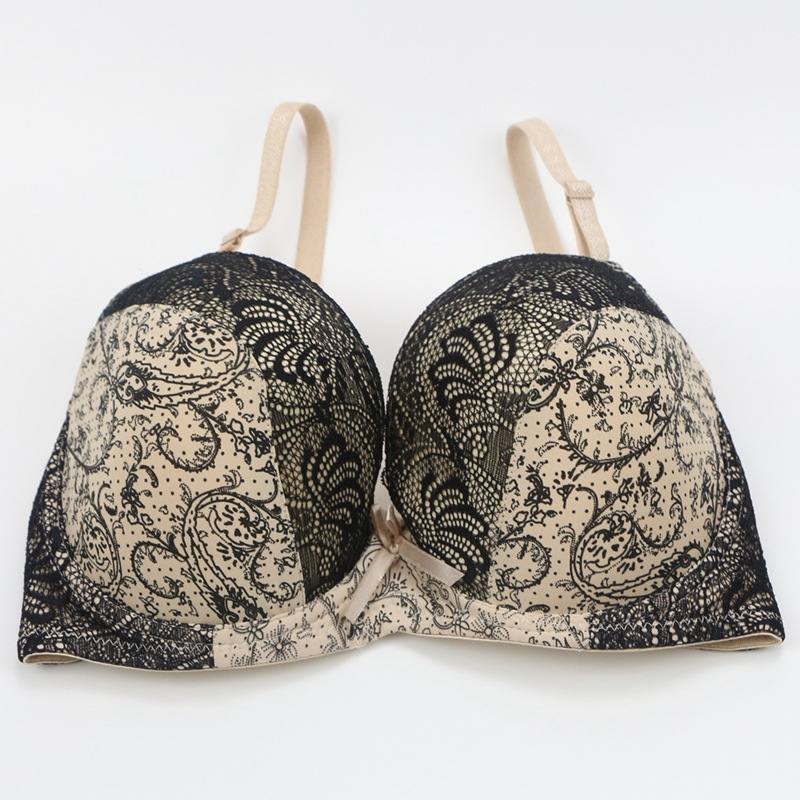 Title 5, Lace Print Color Block Lingerie