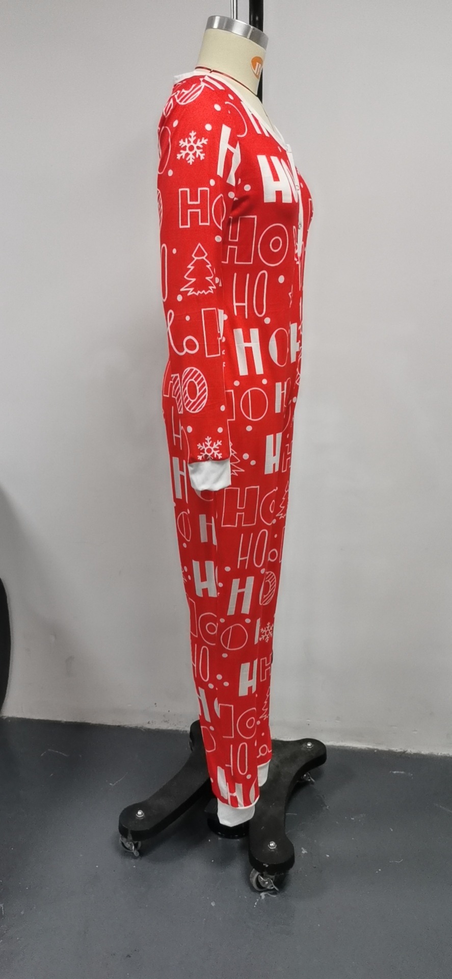 Title 18, Langärmlige Damen-Hauskleidung mit Weihnachtsdruck