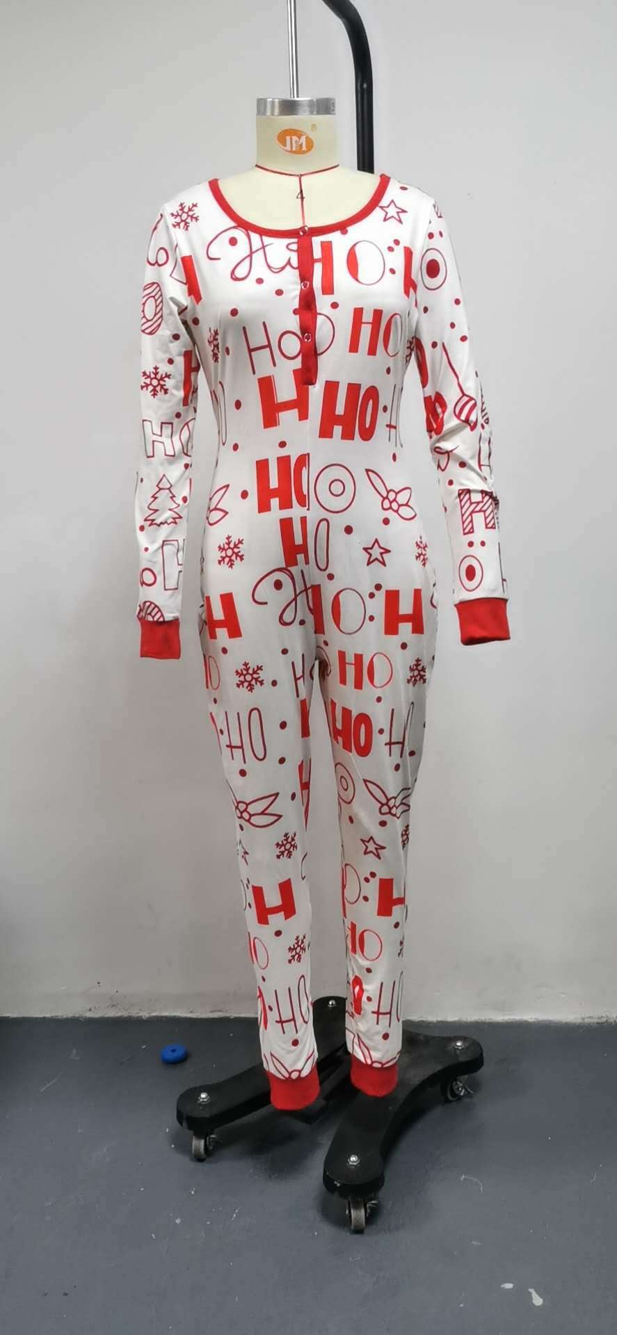 Title 20, Langärmlige Damen-Hauskleidung mit Weihnachtsdruck