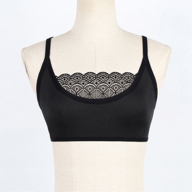 Title 10, Solid color sexy camisole lace vest women