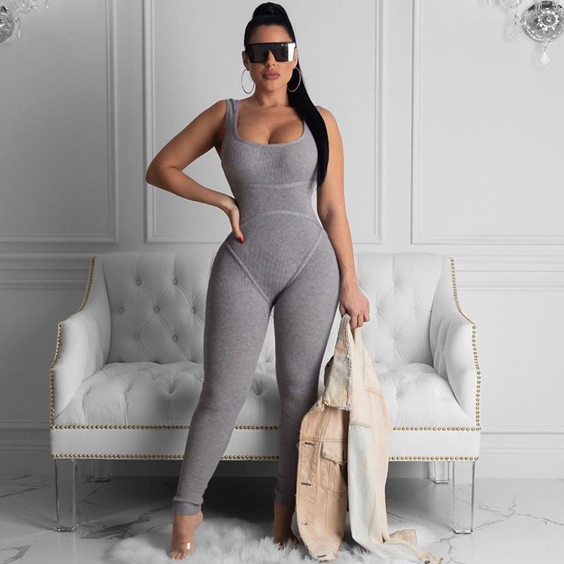 Title 1, Open-back hip thread jumpsuit