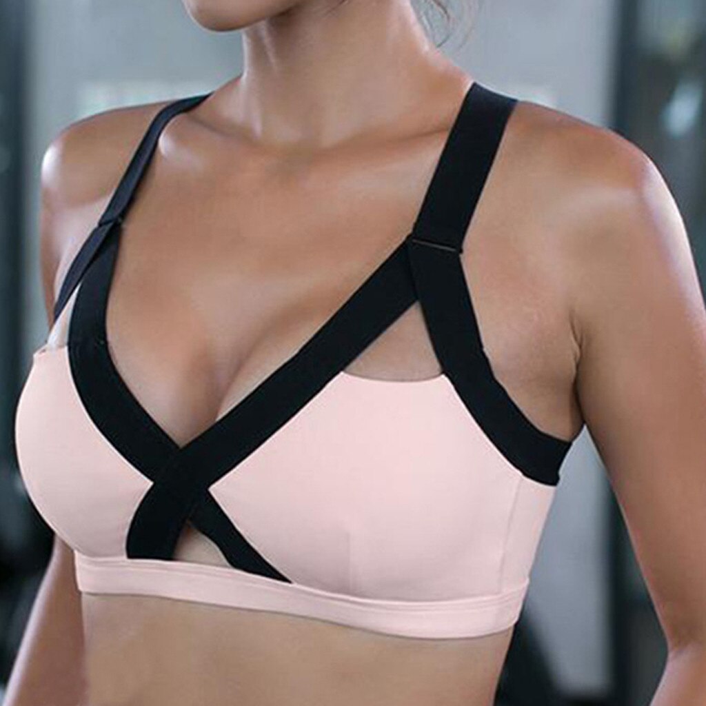 Title 6, Shockproof sports bra running without rims