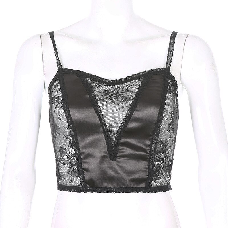 Title 2, Ladies lace camisole offering comfort and style...