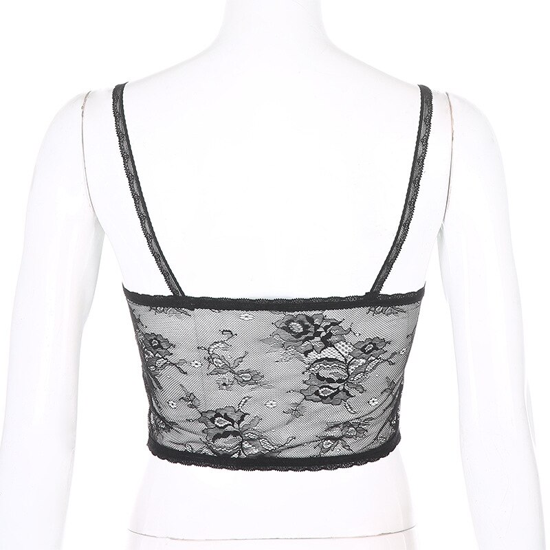 Title 5, Ladies lace camisole offering comfort and style...