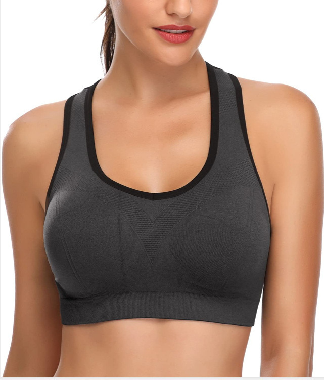 Title 5, Sports Shockproof Beauty Back Yoga Bra Gather