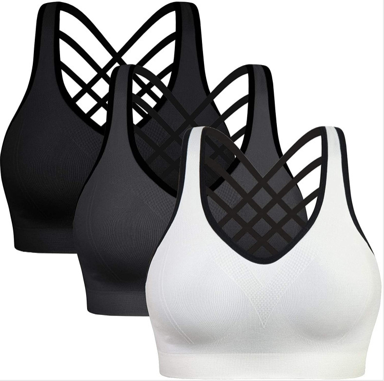 Title 6, Sports Shockproof Beauty Back Yoga Bra Gather