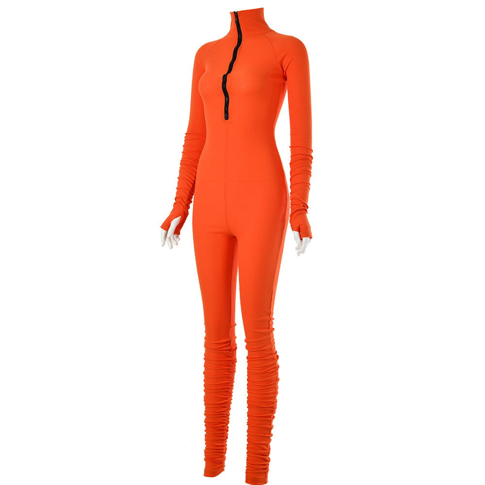 Title 26, Womens skinny solid color jumpsuit, a versatil...