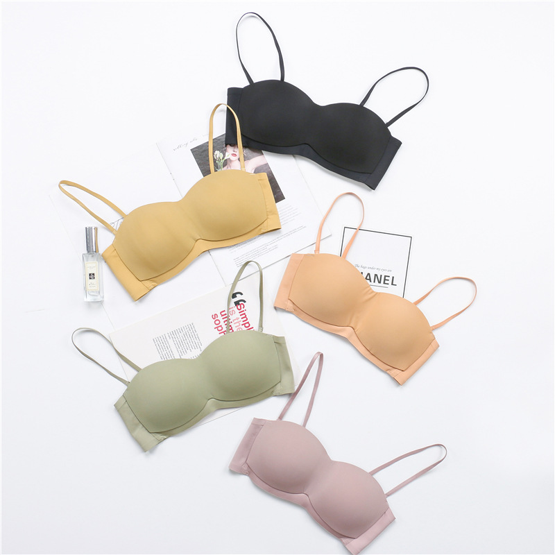 Title 1, Half-cup tube top bra seamless underwear