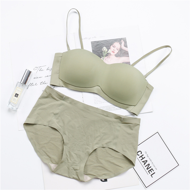 Title 4, Half-cup tube top bra seamless underwear