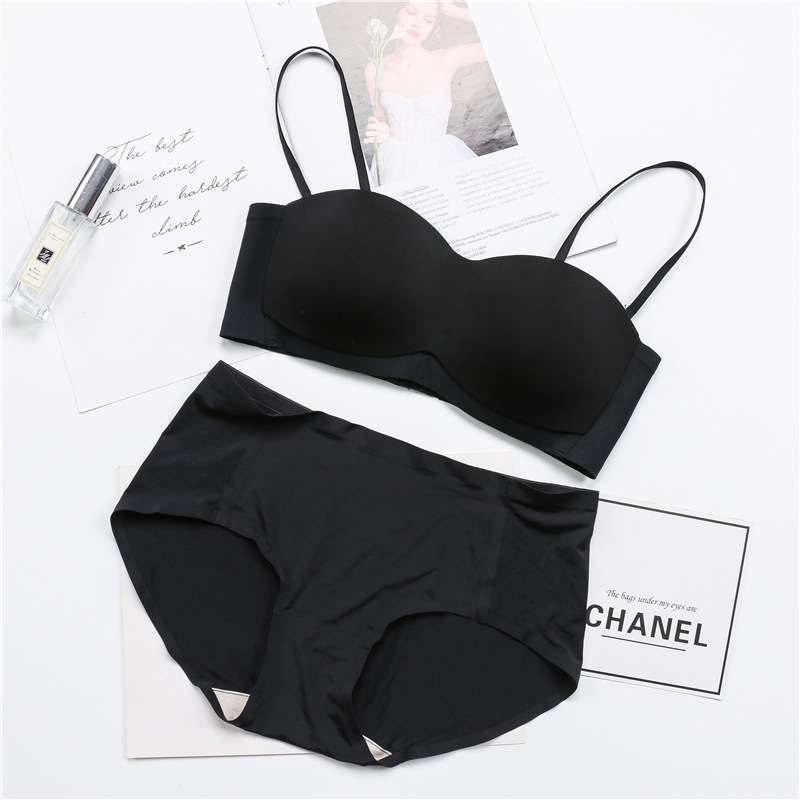 Title 5, Half-cup tube top bra seamless underwear