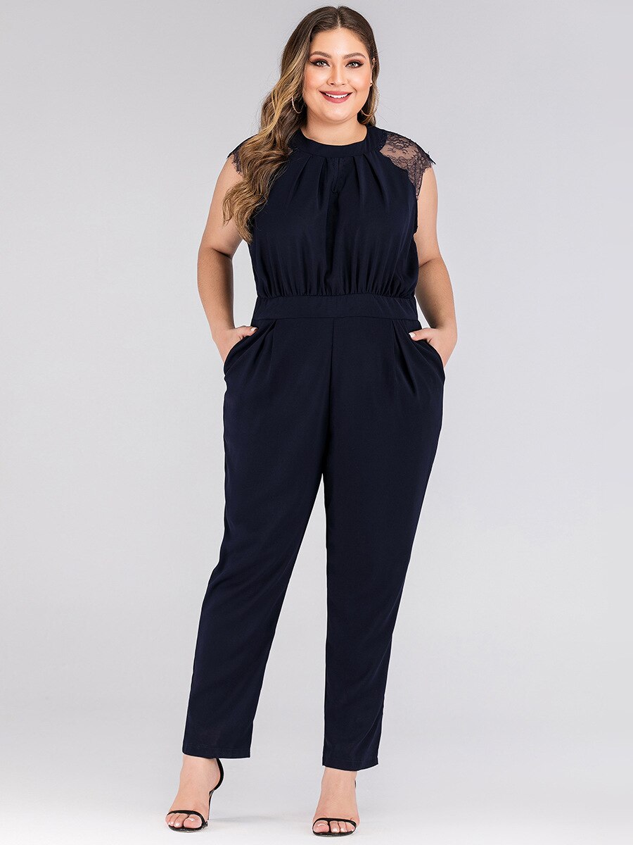 Title 3, Macacão feminino plus size em renda