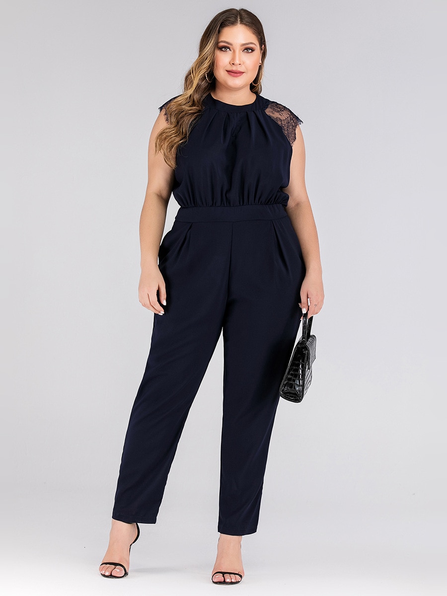 Title 4, Macacão feminino plus size em renda