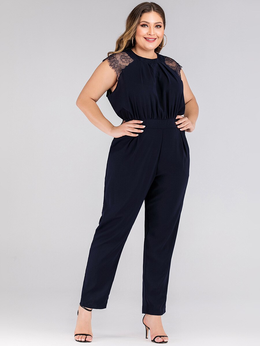 Title 6, Macacão feminino plus size em renda