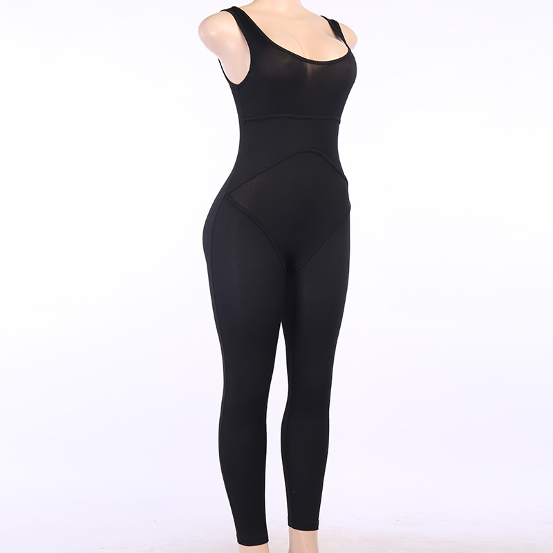 Title 14, Jumpsuit modellante donna effetto push-up, alza...