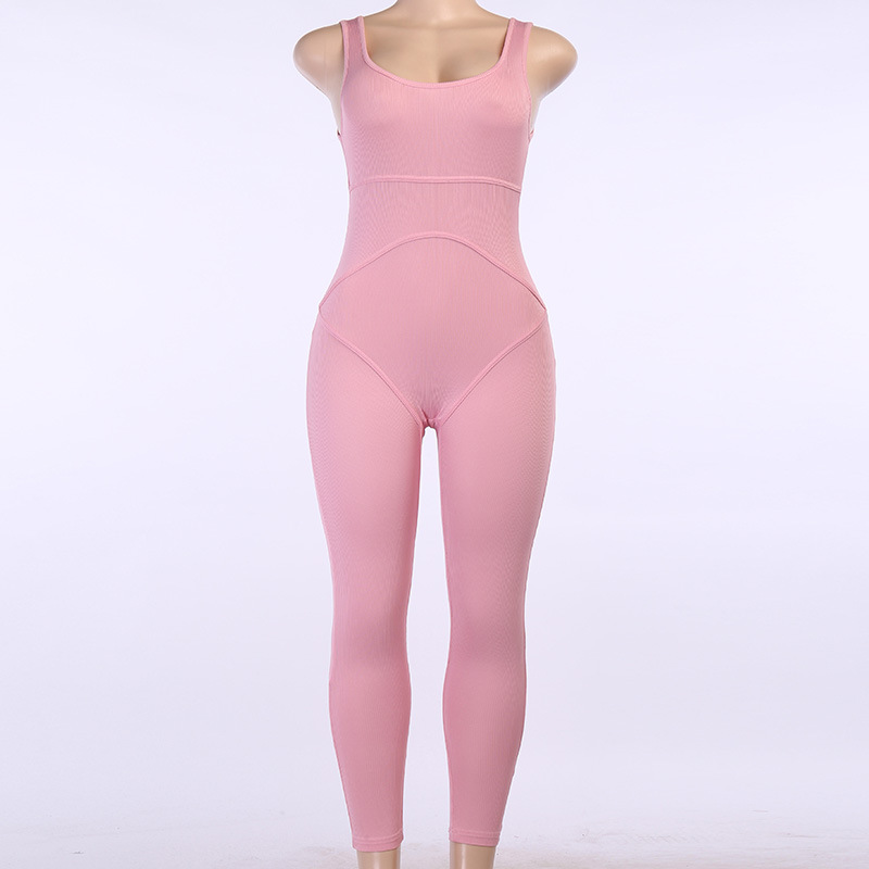 Title 22, Jumpsuit modellante donna effetto push-up, alza...