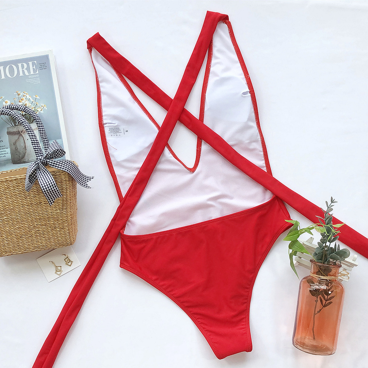 Title 18, One piece swimsuit perfect for swimming and the...