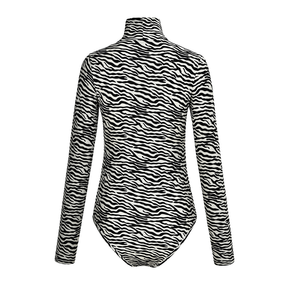 Title 11, Body com estampa de zebra para mulheres, elegan...