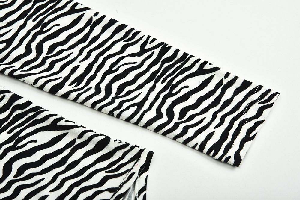 Title 15, Body com estampa de zebra para mulheres, elegan...