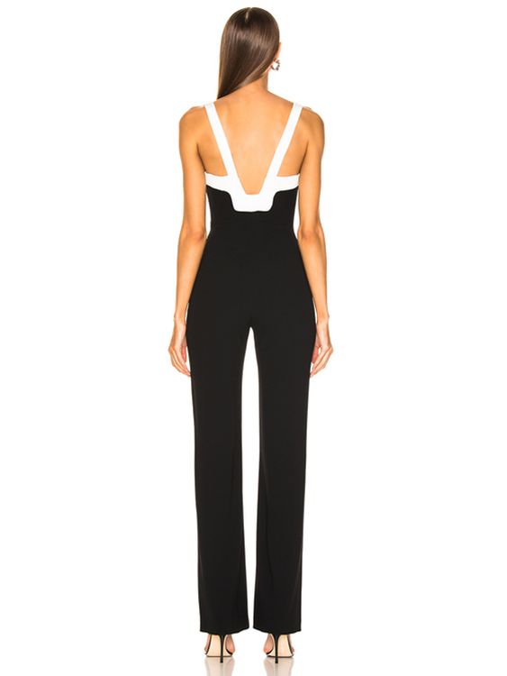 Title 3, High waist wide leg pants jumpsuit