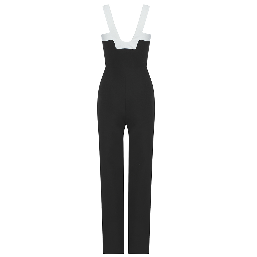 Title 5, High waist wide leg pants jumpsuit