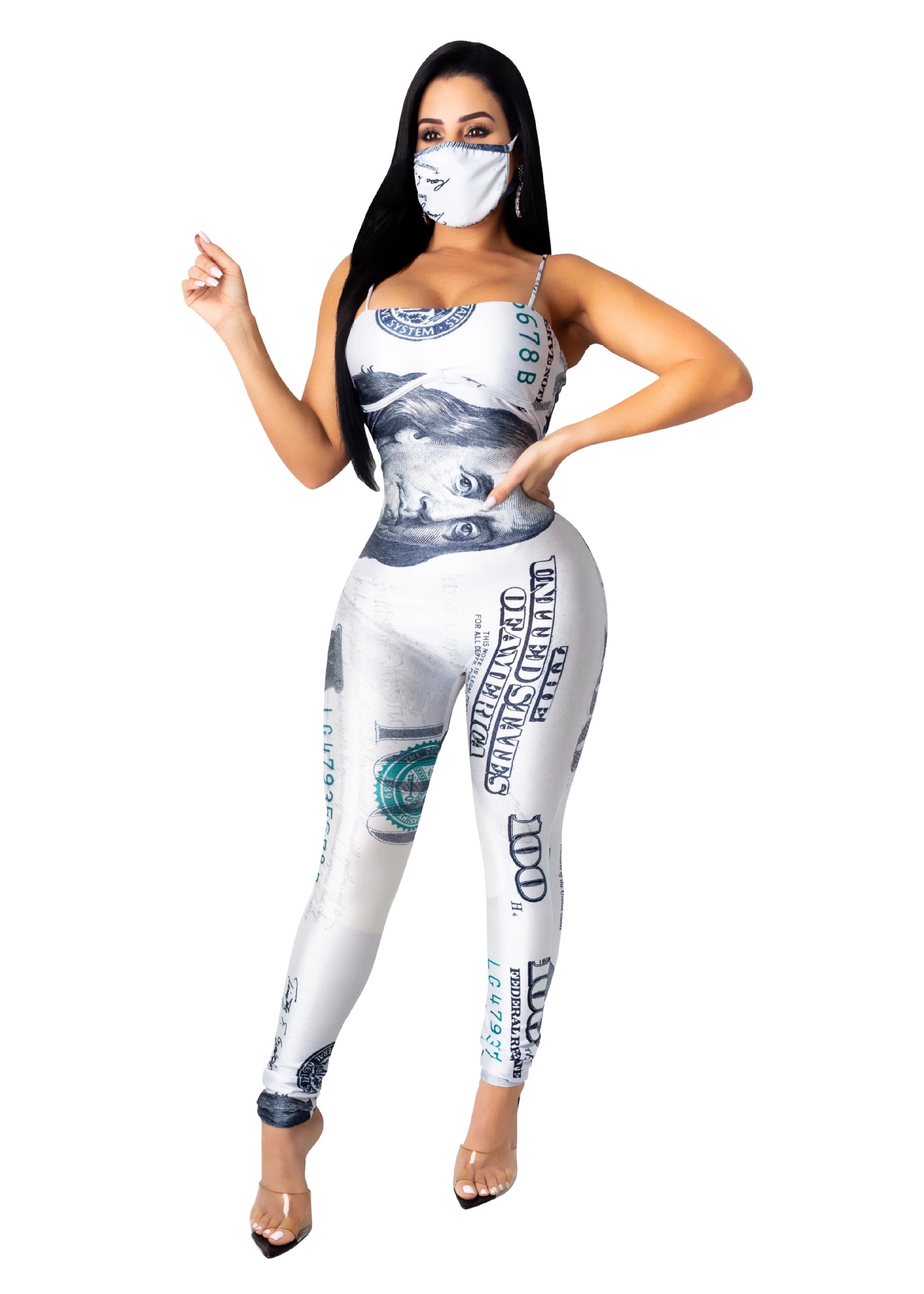 Title 4, USD Print Jumpsuit