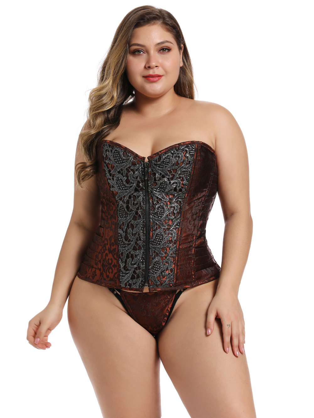 Title 4, Jacquard corset for women