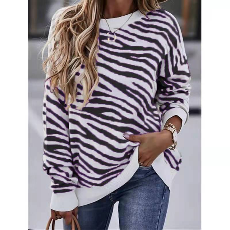 Title 4, Tie-Dye Striped Printed Long-Sleeved Top T-Shir...