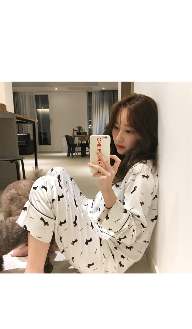 Title 6, Ladies printed pajamas set