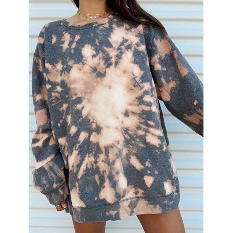 Title 4, Tie-dye printed long-sleeved shirt