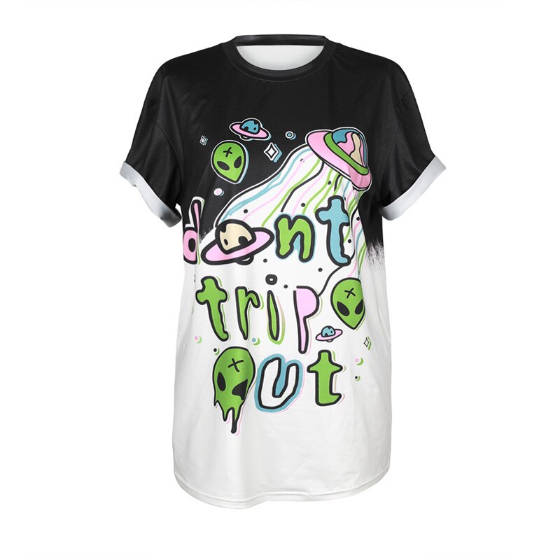 Title 3, Cute alien print top