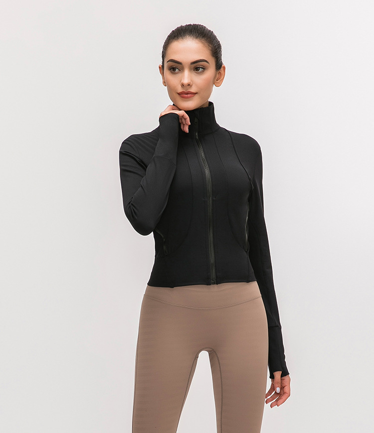 Title 8, Womens standing collar sports jacket with long...