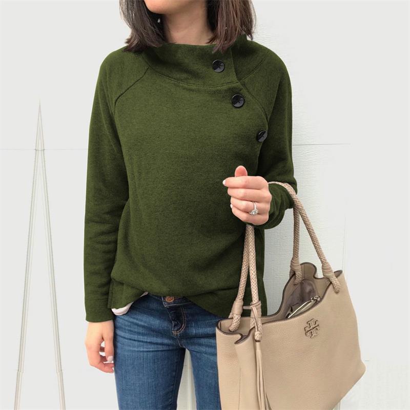 Title 2, Buttoned casual long-sleeved thermal sweater