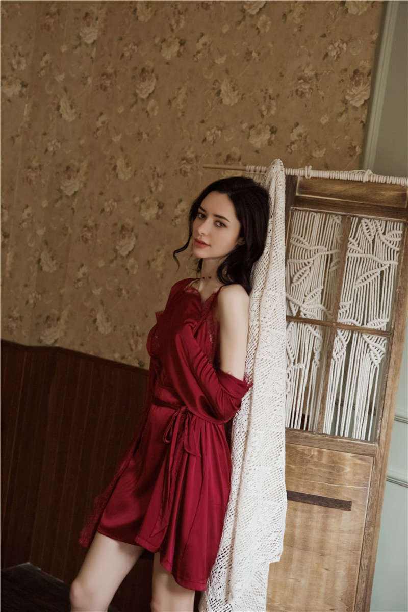 Title 6, Chiffon strapless nightdress with chest pad