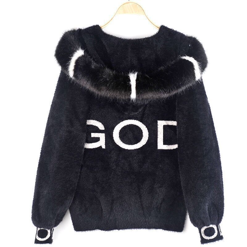 Title 5, Autumn And Winter New Sweater Coat Women Short