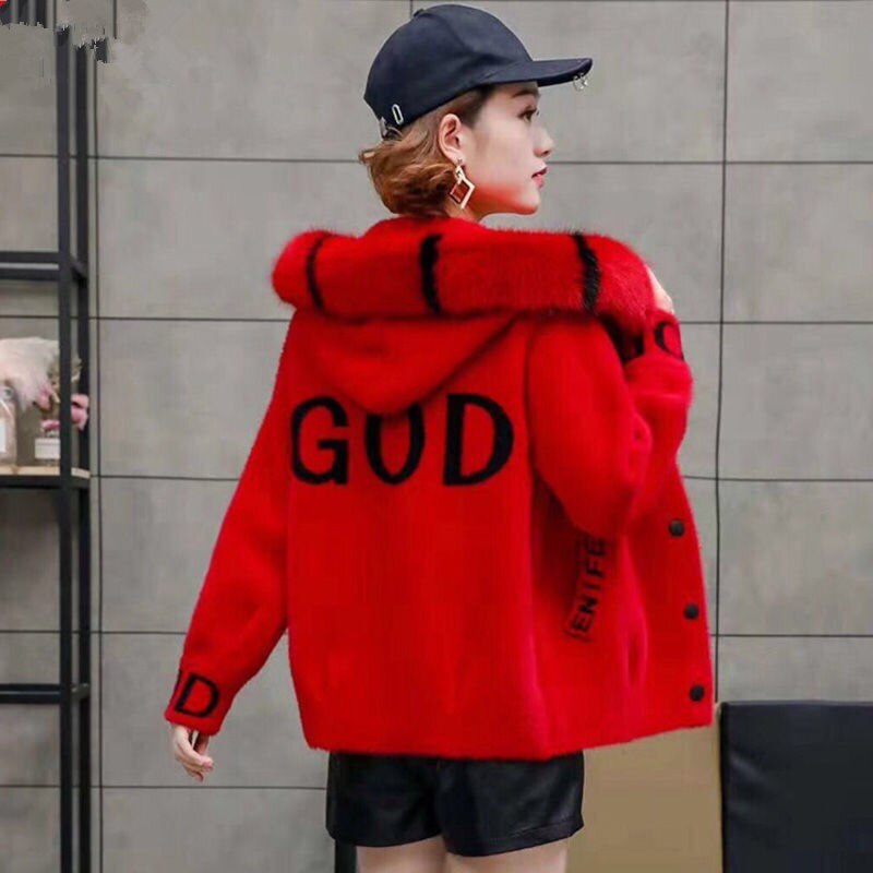 Title 18, Autumn And Winter New Sweater Coat Women Short