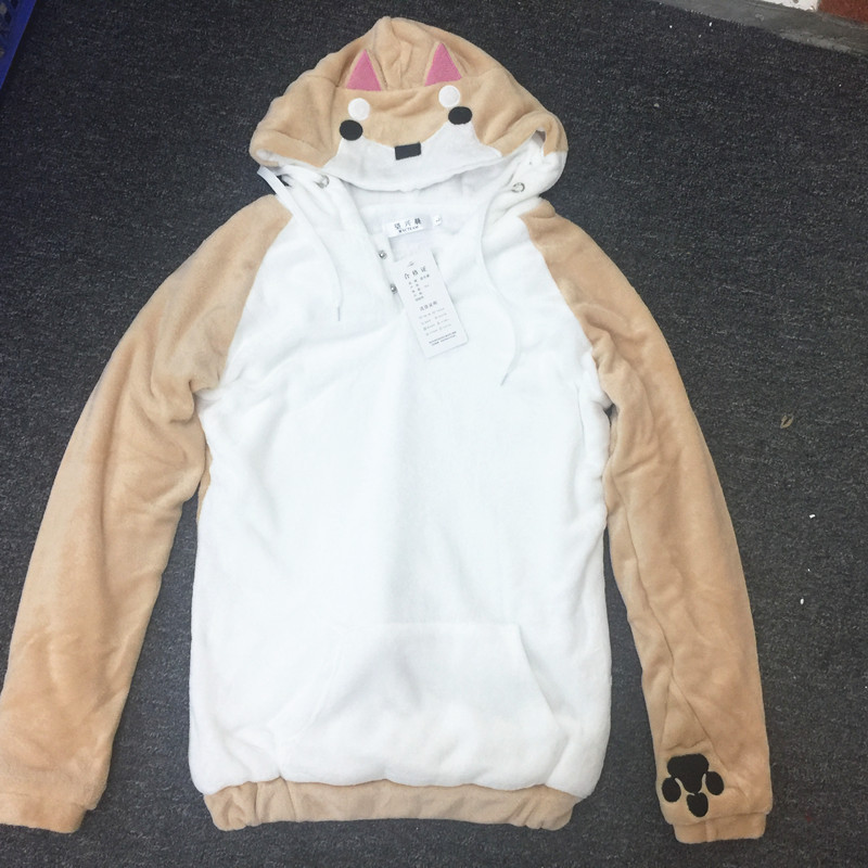 Title 1, Shiba Inu themed hooded thick coat anime goods....