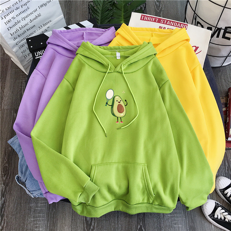 Title 2, Avocado Green Korean fashion loose long sleeve ...