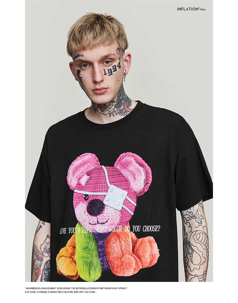 Title 2, Cartoon bear print t-shirt