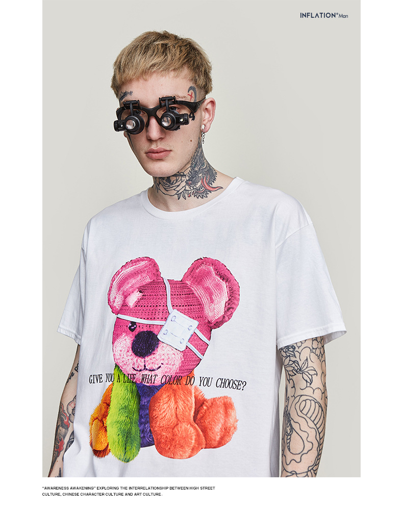 Title 4, Cartoon bear print t-shirt