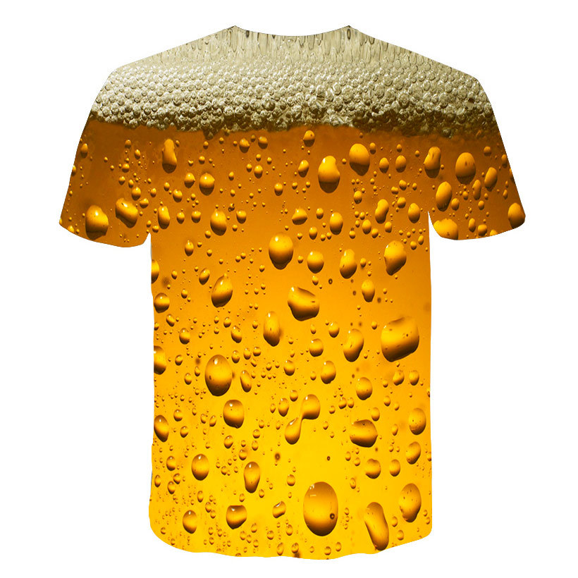 Title 4, Camiseta con estampado de burbujas de cerveza y...