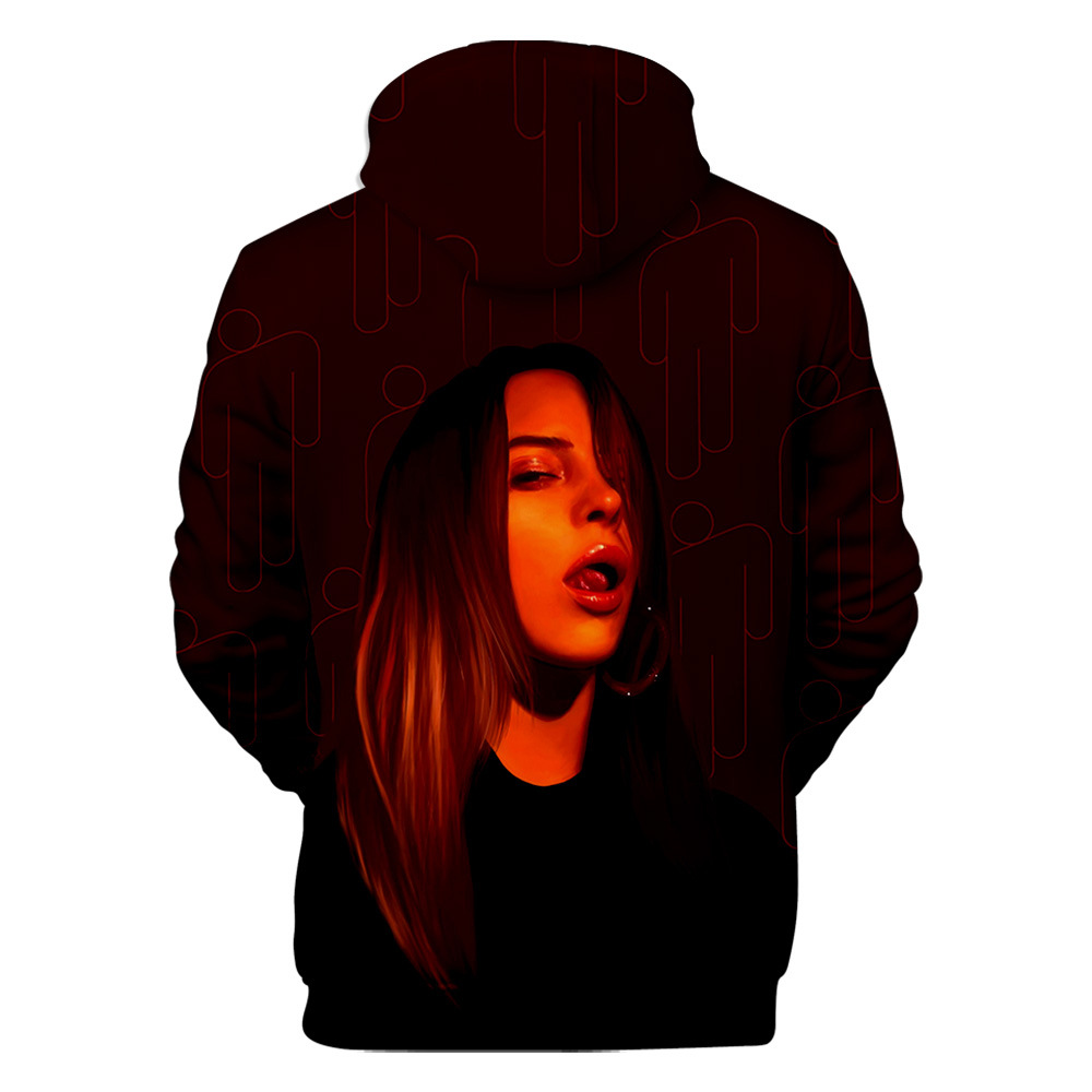 Title 23, Billie Eilish 3D dukserica sa kapuljačom u digi...