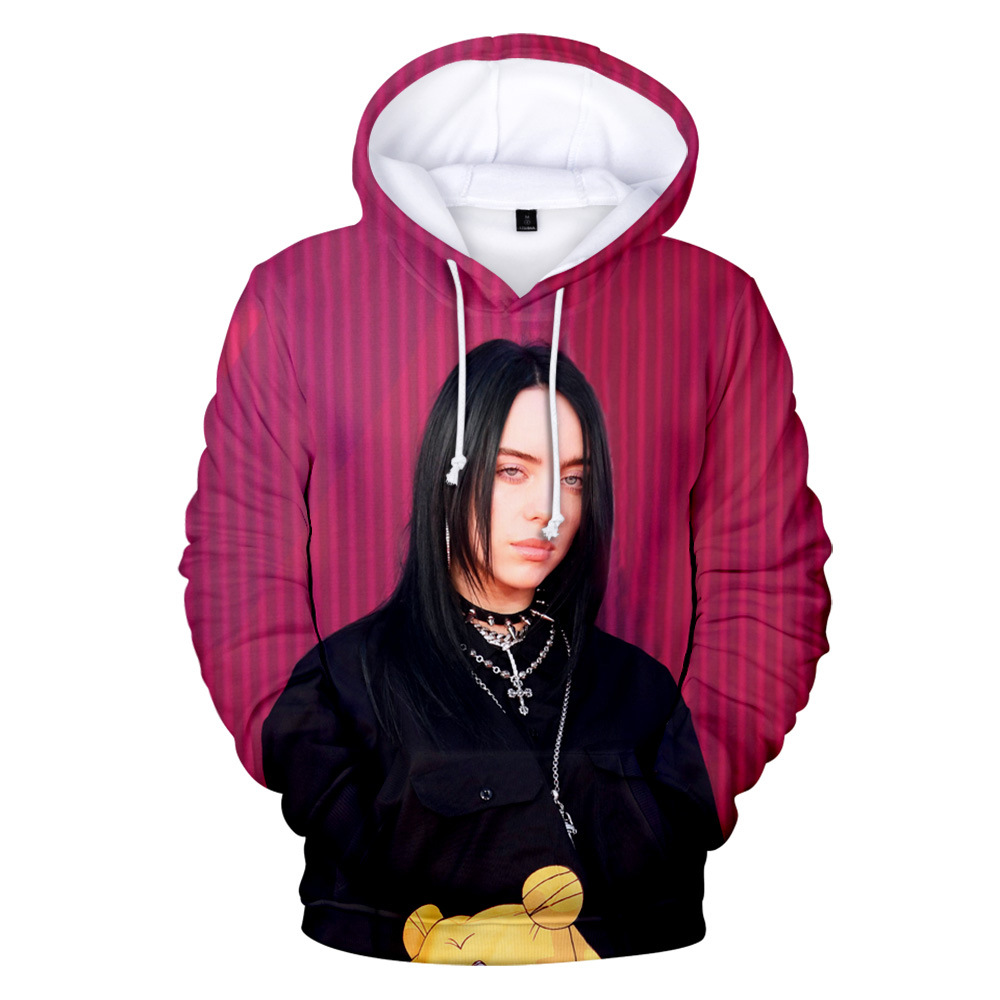 Title 42, Billie Eilish 3D dukserica sa kapuljačom u digi...