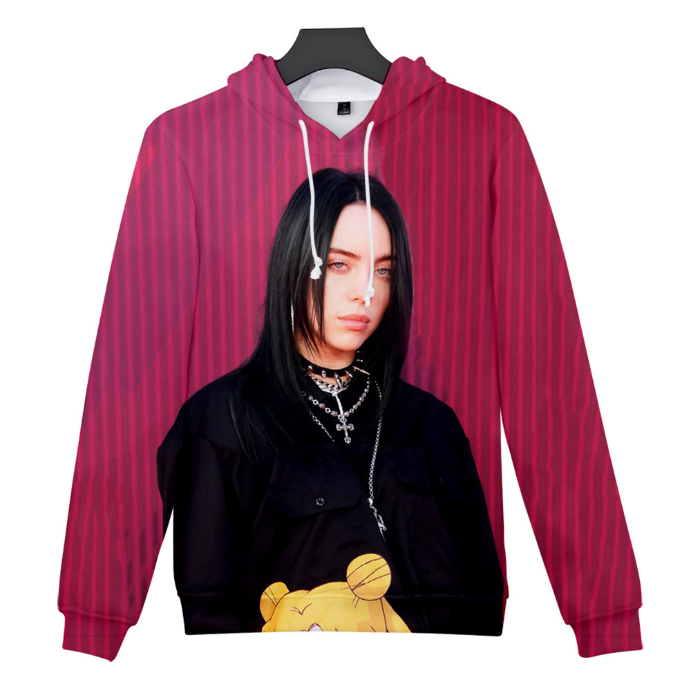 Title 44, Billie Eilish 3D dukserica sa kapuljačom u digi...