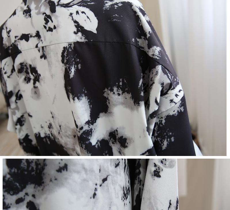 Title 1, Loose Lazy Print Shirt