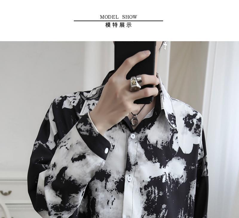 Title 4, Loose Lazy Print Shirt