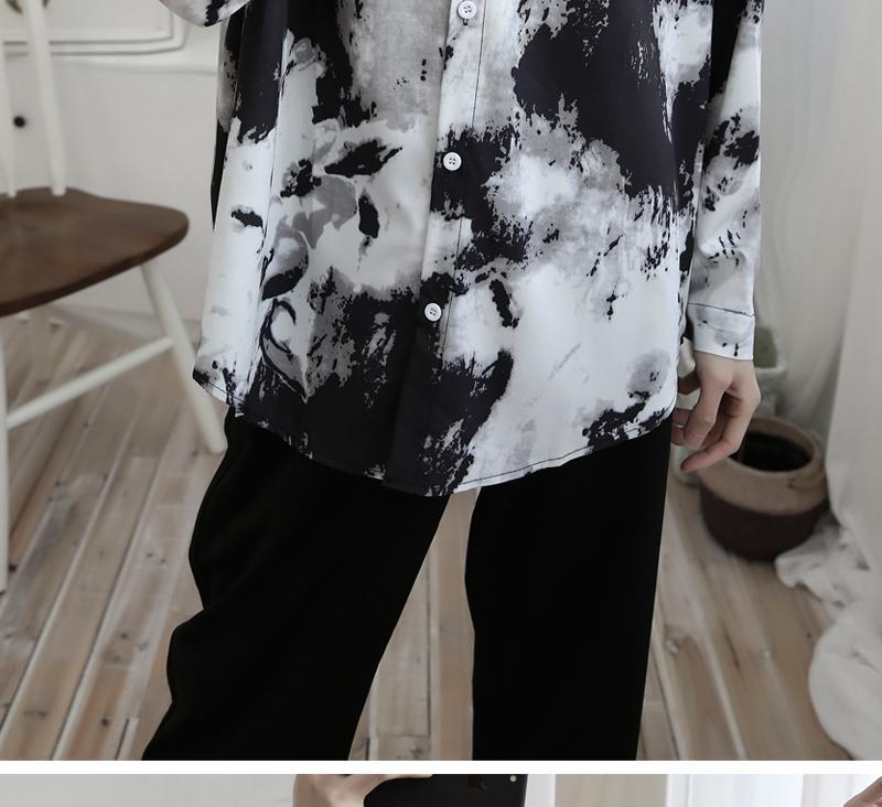 Title 5, Loose Lazy Print Shirt