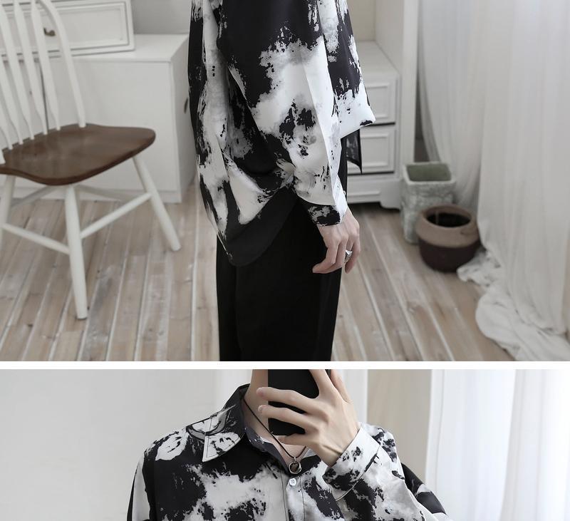 Title 10, Loose Lazy Print Shirt