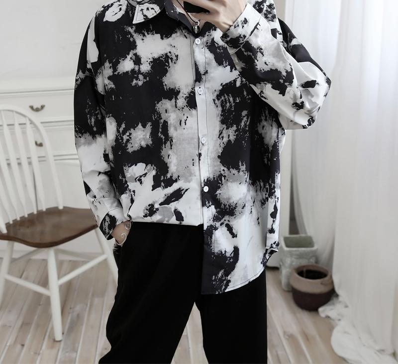 Title 12, Loose Lazy Print Shirt